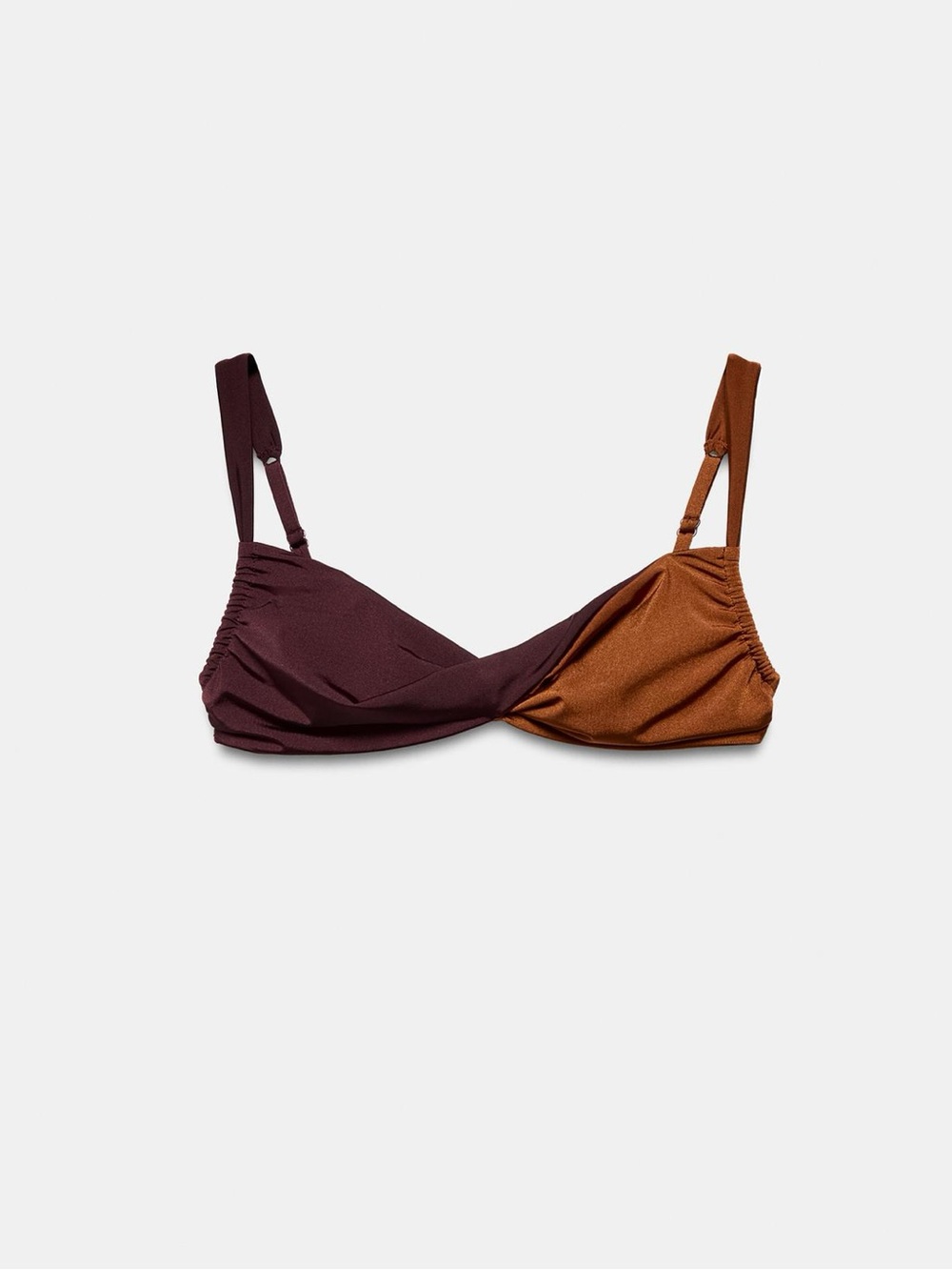Zara Bikini Top Two-Tone